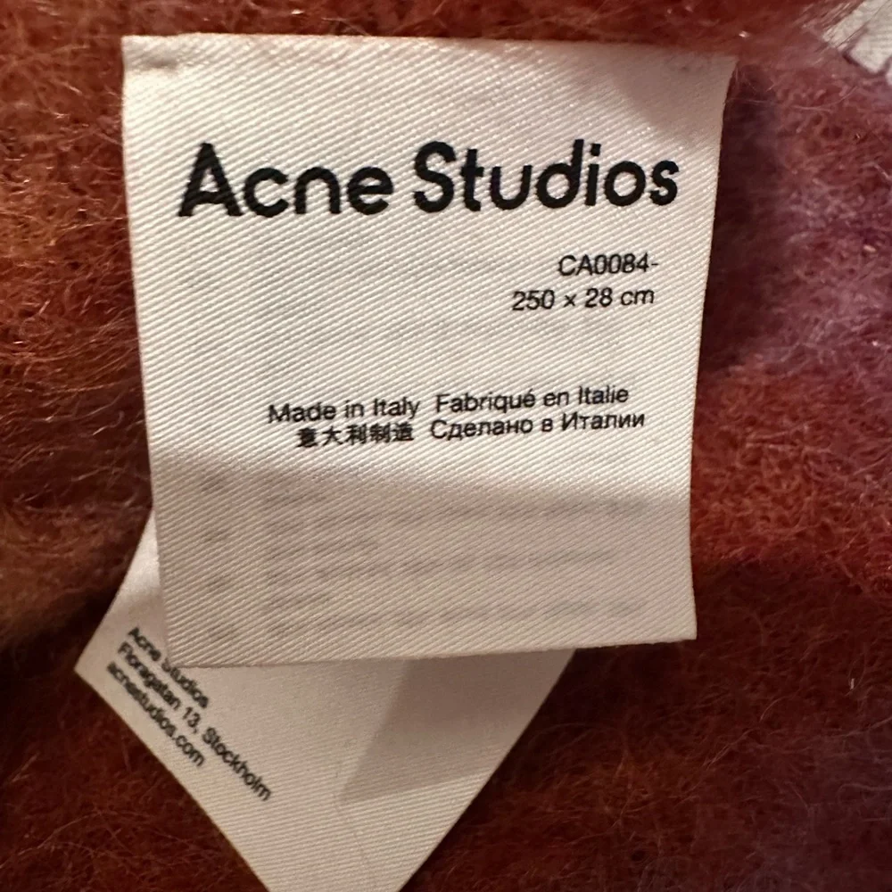 Acne Studios Vibrant Wool Scarf - Picture 5 of 5